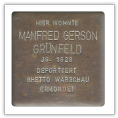 Stolperstein Manfred Gerson Grünfeld