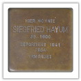 Stolperstein Siegfried Hayum