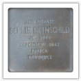 Stolperstein Sophie Rothschild